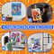 15-Set Pre-Drawn 8"x10" Canvas Painting Kit for Adults – Vintage 90s Style, Sip & Paint Party Favors with Acrylic Paint Strips and Brushes, DIY Art for Beginners & Home Decor